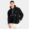 Nike Men's Jordan Essential Winter Fleece Hoodie Black/Black/Sail/Sail - DV1582 010