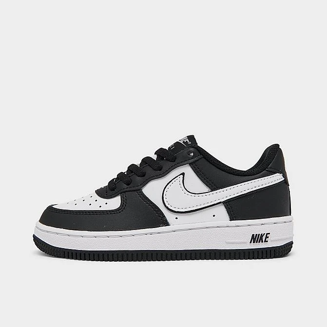 Little Kids' Nike Force 1 LV8 2 Casual Shoes Black/White/Black - DV1623 001 1 Little Kids' Nike Force 1 LV8 2 Casual Shoes Black/White/Black - DV1623 001