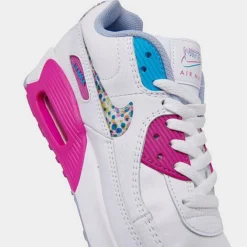 Nike Big Kids' Air Max 90 LTR SE Casual Shoes White/Multicolor/Active Fuchsia - DV1843 100 8 Nike Big Kids' Air Max 90 LTR SE Casual Shoes White/Multicolor/Active Fuchsia - DV1843 100 -Sports Fashion DV1843 100 P3