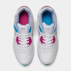 Nike Big Kids' Air Max 90 LTR SE Casual Shoes White/Multicolor/Active Fuchsia - DV1843 100 10 Nike Big Kids' Air Max 90 LTR SE Casual Shoes White/Multicolor/Active Fuchsia - DV1843 100 -Sports Fashion DV1843 100 P5