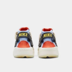 Big Kids' Nike Huarache Run Yin-Yang Casual Shoes Lemon Drop/Sail/Light Marine/Off Noir - DV2196 700 -Sports Fashion DV2196 700 P4