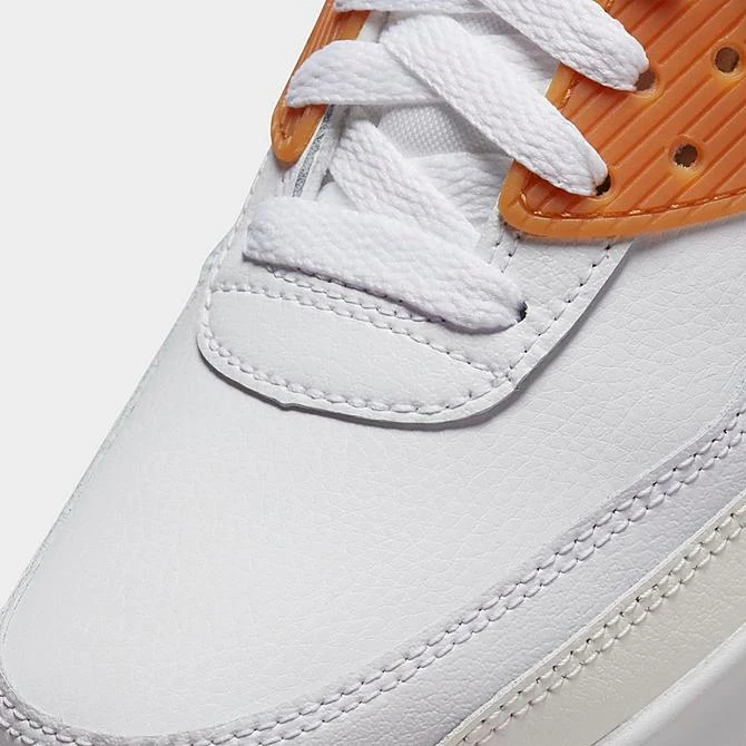 Big Kids' Nike Air Max 90 Casual Shoes White/Action Grape/Phantom/Citron Tint - DV3607 103 3 Big Kids' Nike Air Max 90 Casual Shoes White/Action Grape/Phantom/Citron Tint - DV3607 103 - Image 3