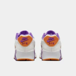Big Kids' Nike Air Max 90 Casual Shoes White/Action Grape/Phantom/Citron Tint - DV3607 103 9 Big Kids' Nike Air Max 90 Casual Shoes White/Action Grape/Phantom/Citron Tint - DV3607 103 -Sports Fashion DV3607 103 P4