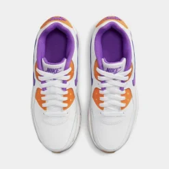 Big Kids' Nike Air Max 90 Casual Shoes White/Action Grape/Phantom/Citron Tint - DV3607 103 10 Big Kids' Nike Air Max 90 Casual Shoes White/Action Grape/Phantom/Citron Tint - DV3607 103 -Sports Fashion DV3607 103 P5