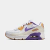 Little Kids' Nike Air Max 90 Casual Shoes White/Phantom/Citron Tint/Action Grape - DV3608 103