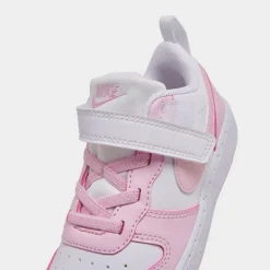 Kids' Toddler Nike Court Borough Low Recraft Stretch Lace Casual Shoes White/Pink Foam - DV5458G 105 8 Kids' Toddler Nike Court Borough Low Recraft Stretch Lace Casual Shoes White/Pink Foam - DV5458G 105 -Sports Fashion DV5458G 105 P3