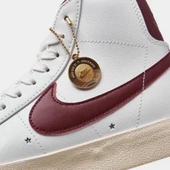 Women's Nike Blazer Mid '77 SE Casual Shoes White/Team Red/Muslin - DV7003 100 -Sports Fashion DV7003 100 P3