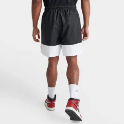 Nike Men's Jordan Essentials Woven Shorts Black/White/Gym Red - DV7660 010 -Sports Fashion DV7660 010 M4