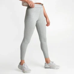 Women's Nike Sportswear Classics JDI High-Waisted Leggings Dark Grey Heather - DV7793 063 -Sports Fashion DV7793 063 M3