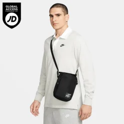 Nike Heritage Air Max Topographic Crossbody Bag Black/Black/White - DV9028Â 010