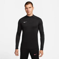 Men's Nike Dri-FIT Strike Knit Soccer Drill Top Black/Black/Anthracite - DV9225 010