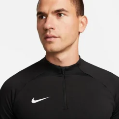 Men's Nike Dri-FIT Strike Knit Soccer Drill Top Black/Black/Anthracite - DV9225 010 -Sports Fashion DV9225 010 M4