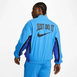 Men's Nike DNA '96 Woven Basketball Jacket Light Photo Blue/Game Royal/Black/Black - DV9442 435 -Sports Fashion DV9442 435 M3