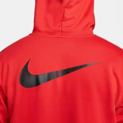 Men's Nike Dri-FIT Standard Issue Showtime Full-Zip Basketball Hoodie University Red/Black - DV9448 657 -Sports Fashion DV9448 657 M4