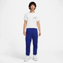 Men's Nike Repel F.C. Fleece Soccer Track Pants Deep Royal Blue/Deep Royal Blue/Green Strike/Safety Orange - DV9795 455 -Sports Fashion DV9795 455 M3