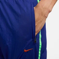 Men's Nike Repel F.C. Fleece Soccer Track Pants Deep Royal Blue/Deep Royal Blue/Green Strike/Safety Orange - DV9795 455 -Sports Fashion DV9795 455 M4