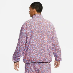 Men's Nike Club Fleece+ Dot Futura Full-Zip Jacket Game Royal/Black/Black/Black - DX0531 480 -Sports Fashion DX0531 480 M3