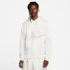 Men's Nike Club Fleece+ Futura Fleece Pullover Hoodie Phantom - DX0541 030