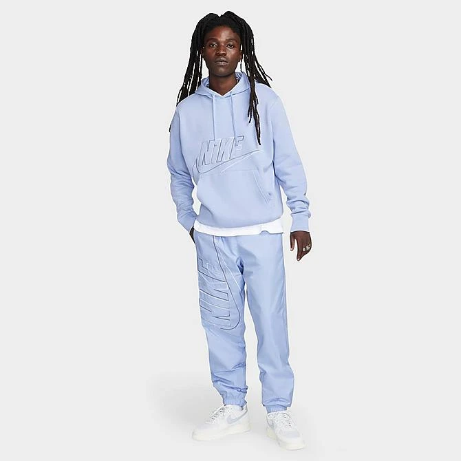 Men's Nike Club Fleece+ Futura Fleece Pullover Hoodie Cobalt Bliss - DX0541 479 2 Men's Nike Club Fleece+ Futura Fleece Pullover Hoodie Cobalt Bliss - DX0541 479 - Image 2