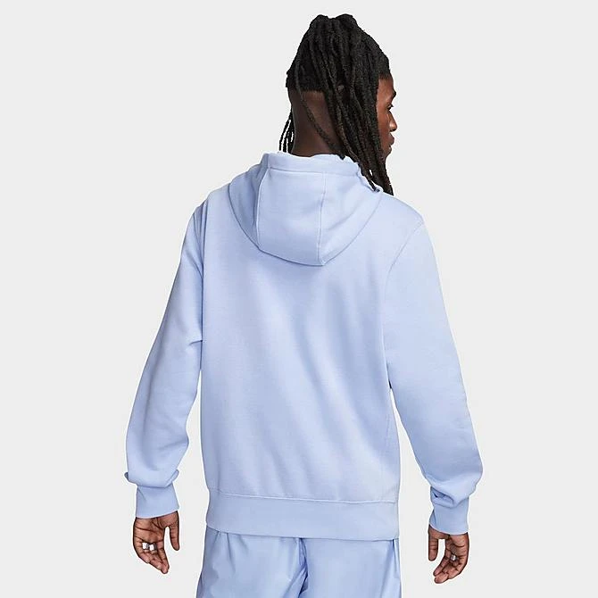 Men's Nike Club Fleece+ Futura Fleece Pullover Hoodie Cobalt Bliss - DX0541 479 3 Men's Nike Club Fleece+ Futura Fleece Pullover Hoodie Cobalt Bliss - DX0541 479 - Image 3