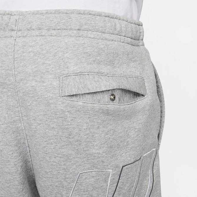 Nike Club Fleece+ Futura Logo Fleece Sweatpants Dark Grey Heather - DX0547 063 6 Nike Club Fleece+ Futura Logo Fleece Sweatpants Dark Grey Heather - DX0547 063 - Image 6