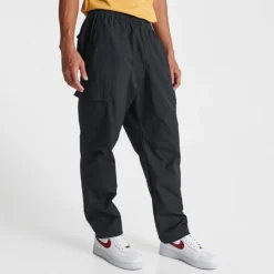Men's Nike Club Woven Cargo Trouser Pants Black/White - DX0613 010 -Sports Fashion DX0613 010 M3