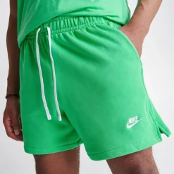 Men's Nike Club Fleece French Terry Flow Shorts Spring Green - DX0731 363 -Sports Fashion DX0731 363 M5