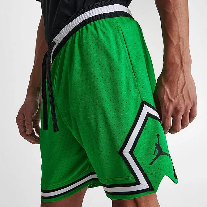 Nike Men's Jordan Dri-FIT Sport Diamond Basketball Shorts Lucky Green/White/Black - DX1487 310 5 Nike Men's Jordan Dri-FIT Sport Diamond Basketball Shorts Lucky Green/White/Black - DX1487 310 - Image 5