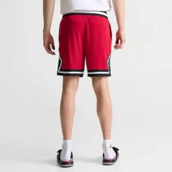 Nike Men's Jordan Dri-FIT Sport Diamond Basketball Shorts Gym Red/Black/Gym Red/Gym Red - DX1487 687 -Sports Fashion DX1487 687 M4