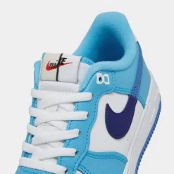 Little Kids' Nike Force 1 LV8 2 Casual Shoes White/Light Photo Blue/Deep Royal Blue - DX2164 100 8 Little Kids' Nike Force 1 LV8 2 Casual Shoes White/Light Photo Blue/Deep Royal Blue - DX2164 100 -Sports Fashion DX2164 100 P3