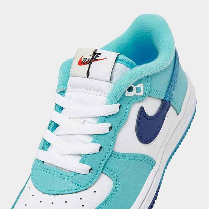 Kids' Toddler Nike Air Force 1 LV8 2 Casual Shoes White/Light Photo Blue/Deep Royal Blue - DX2165 100 3 Kids' Toddler Nike Air Force 1 LV8 2 Casual Shoes White/Light Photo Blue/Deep Royal Blue - DX2165 100 - Image 3