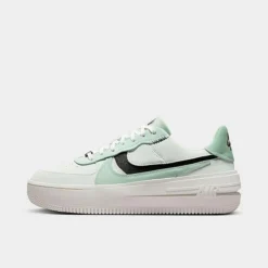 Women's Nike Air Force 1 PLT.AF.ORM Casual Shoes Barely Green/Velvet Brown/Mint Foam/Enamel Green - DX3730 300