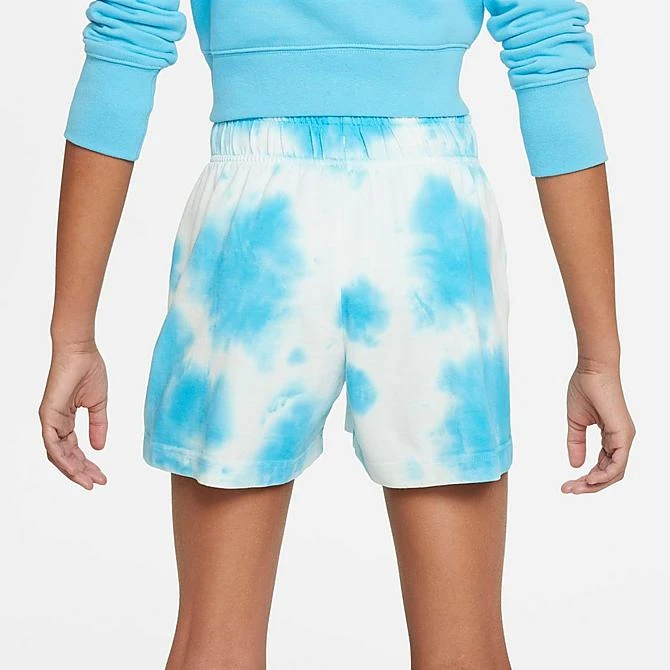 Girls' Nike Sportswear Washed Shorts Baltic Blue/Sail - DX5072 468 2 Girls' Nike Sportswear Washed Shorts Baltic Blue/Sail - DX5072 468 - Image 2