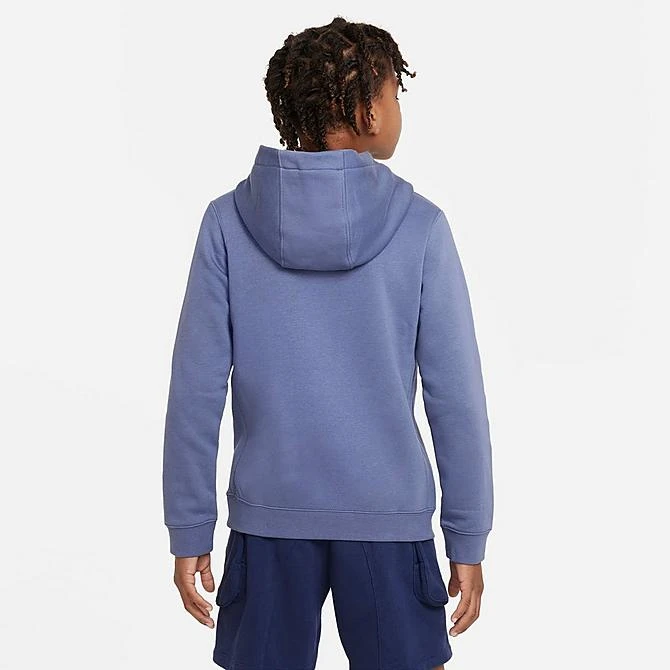 Kids' Nike Sportswear Logos Pullover Hoodie Diffused Blue - DX5158 491 2 Kids' Nike Sportswear Logos Pullover Hoodie Diffused Blue - DX5158 491 - Image 2