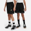 Kids' Nike Culture Of Basketball Reversible Basketball Shorts Black/White/Opti Yellow - DX5517 010