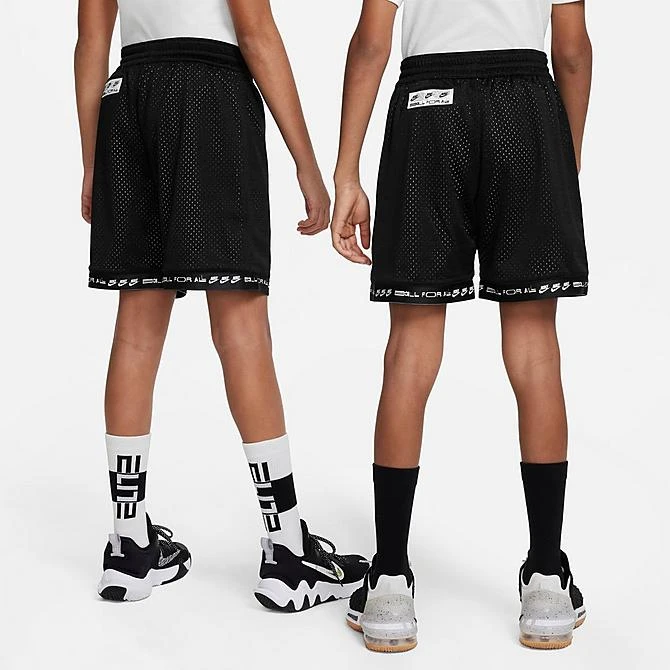 Kids' Nike Culture Of Basketball Reversible Basketball Shorts Black/White/Opti Yellow - DX5517 010 2 Kids' Nike Culture Of Basketball Reversible Basketball Shorts Black/White/Opti Yellow - DX5517 010 - Image 2