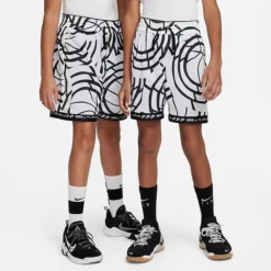 Kids' Nike Culture Of Basketball Reversible Basketball Shorts Black/White/Opti Yellow - DX5517 010 8 Kids' Nike Culture Of Basketball Reversible Basketball Shorts Black/White/Opti Yellow - DX5517 010 -Sports Fashion DX5517 010 M4