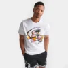 Nike Men's Jordan Flight MVP Summer Flow Graphic T-Shirt White/Sundial/Black - DX9569 100