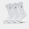 Nike Men's Jordan Everyday Crew Socks (3-Pack) White - DX9632 100