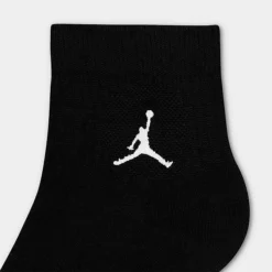 Nike Jordan Everyday Ankle Socks (3-Pack) Black/White - DX9655 010 -Sports Fashion DX9655 010 P4