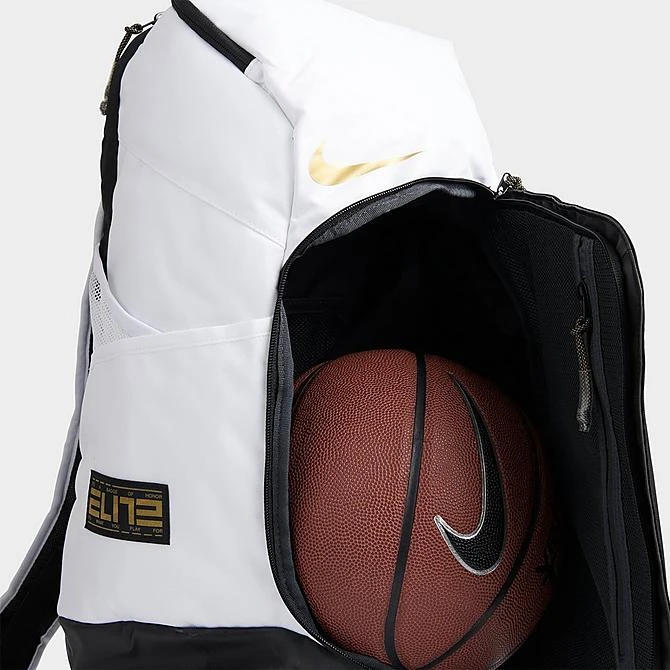 Nike Hoops Elite Backpack (32L) White/Black - DX9786 100 5 Nike Hoops Elite Backpack (32L) White/Black - DX9786 100 - Image 5