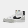 Nike Blazer Mid '77 PRM Split Casual Shoes Summit White/Black/Light Silver - DZ2542 100