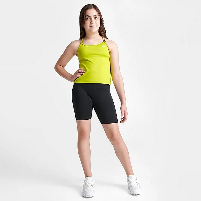 Girls' Nike Dri-FIT Indy Tank Sports Bra Bright Cactus - DZ4350 308 2 Girls' Nike Dri-FIT Indy Tank Sports Bra Bright Cactus - DZ4350 308 - Image 2