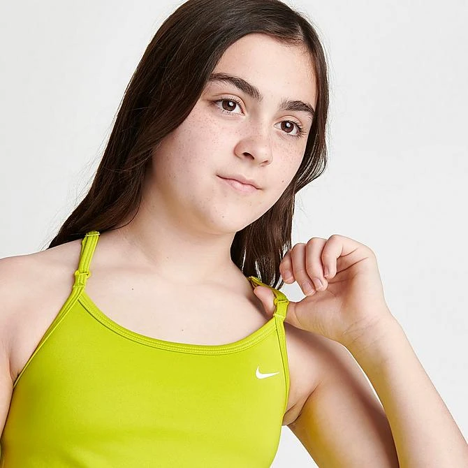 Girls' Nike Dri-FIT Indy Tank Sports Bra Bright Cactus - DZ4350 308 5 Girls' Nike Dri-FIT Indy Tank Sports Bra Bright Cactus - DZ4350 308 - Image 5