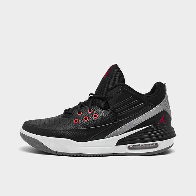Nike Air Jordan Max Aura 5 Casual Shoes Black/University Red/White/Cement Grey - DZ4353 061 1 Nike Air Jordan Max Aura 5 Casual Shoes Black/University Red/White/Cement Grey - DZ4353 061