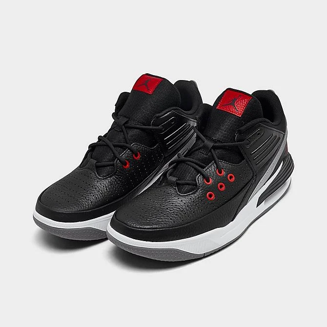 Nike Air Jordan Max Aura 5 Casual Shoes Black/University Red/White/Cement Grey - DZ4353 061 2 Nike Air Jordan Max Aura 5 Casual Shoes Black/University Red/White/Cement Grey - DZ4353 061 - Image 2
