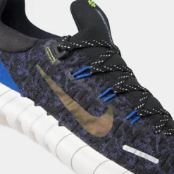 Men's Nike Free Run 5.0 Running Shoes Black/Multi/Hyper Royal - DZ4848 001 -Sports Fashion DZ4848 001 P3