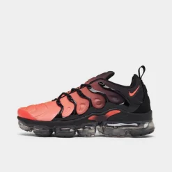 Nike Air VaporMax Plus Running Shoes Black/Bright Crimson/Anthracite/White - DZ4857 001