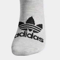 Adidas Originals Trefoil Casual Cushioned No-Show Socks (6-Pack) Grey/White/Black - EW8918 GWB -Sports Fashion EW8918 GWB P4