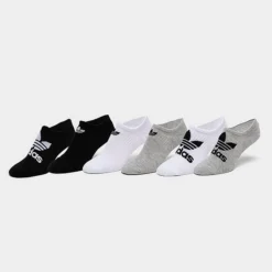 Adidas Originals Classic Superlite Super-No-Show Socks (6-Pack) White/Grey/Black - EW8941 GWB
